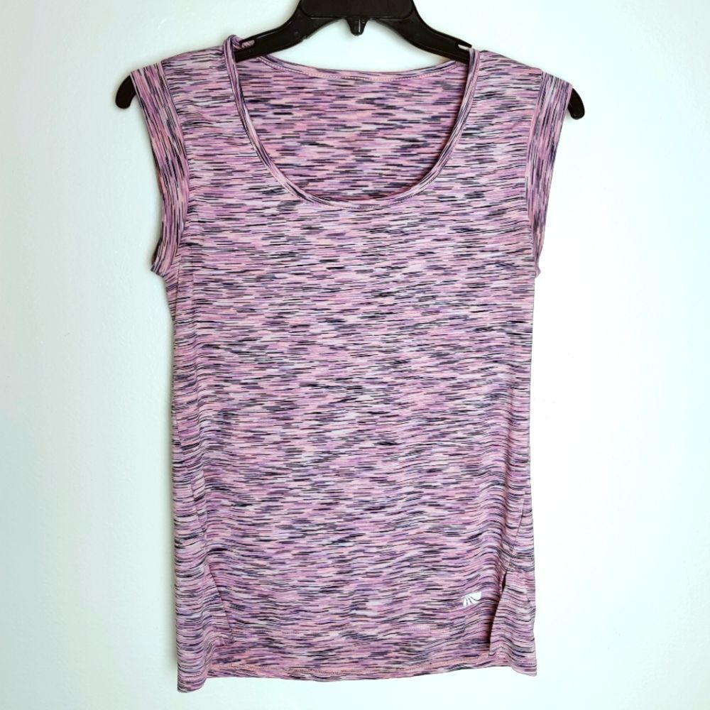 MARIKA Dry-Wik Space Dye Sleeveless Top, Size M